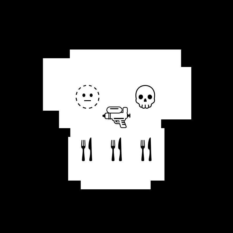 NotSkull(B&W) #18 static token preview