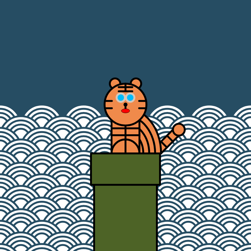 B-Tiger #15 static token preview
