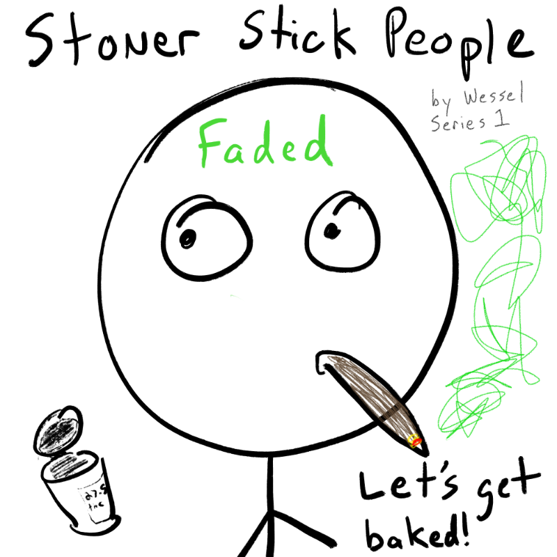 Stoner Stick People #46 static token preview