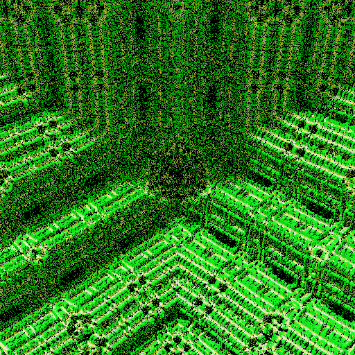 Colorful, warped cubic sponge forms #23 static token preview