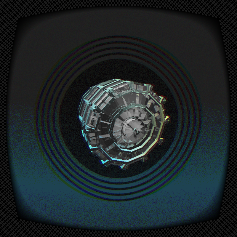 Glass kaleidoscope #2 static token preview