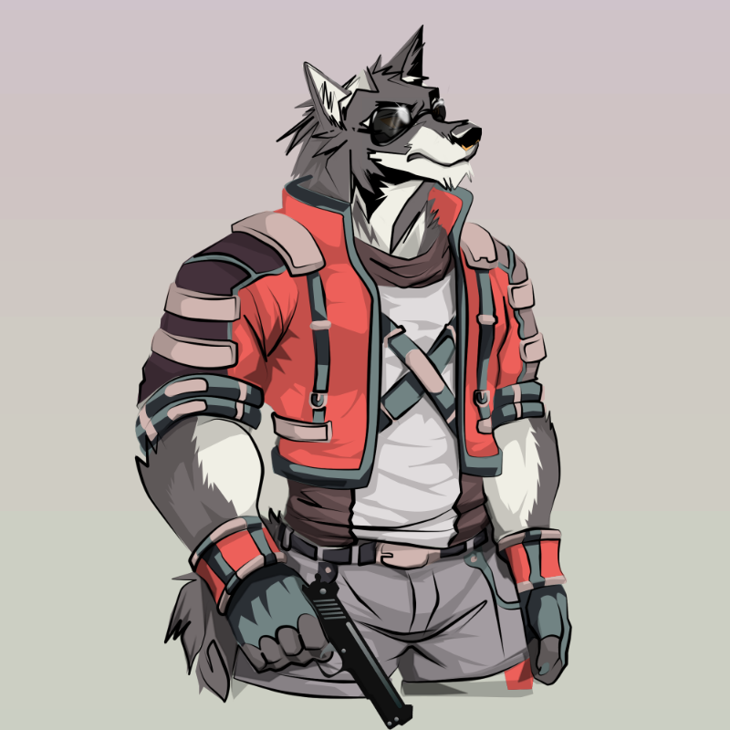 Wolf-soldier #23 static token preview