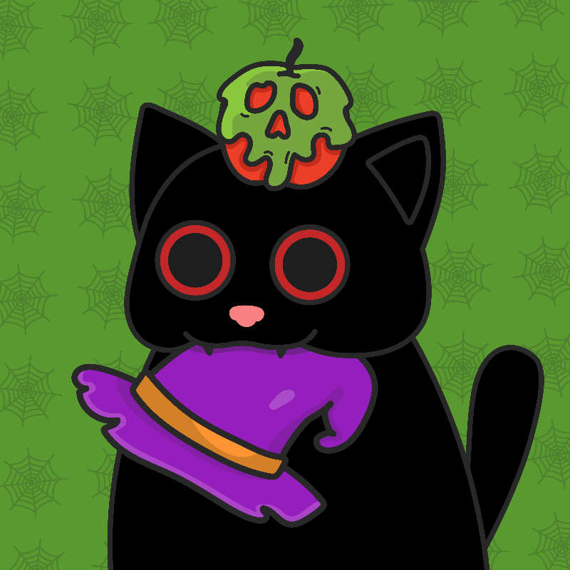 Addams Cat #14 static token preview