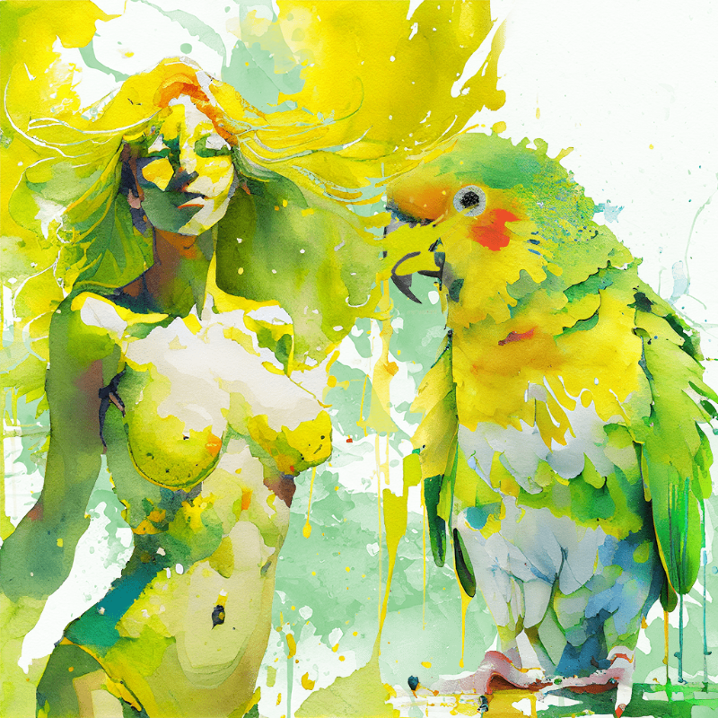Artemis and Parrot #2 static token preview