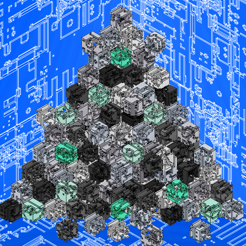 Chaotic Cube #17 static token preview