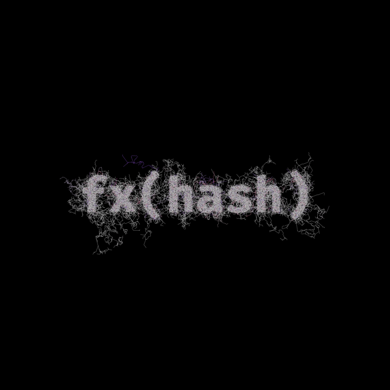 FXHASH Generative Logo #115 static token preview
