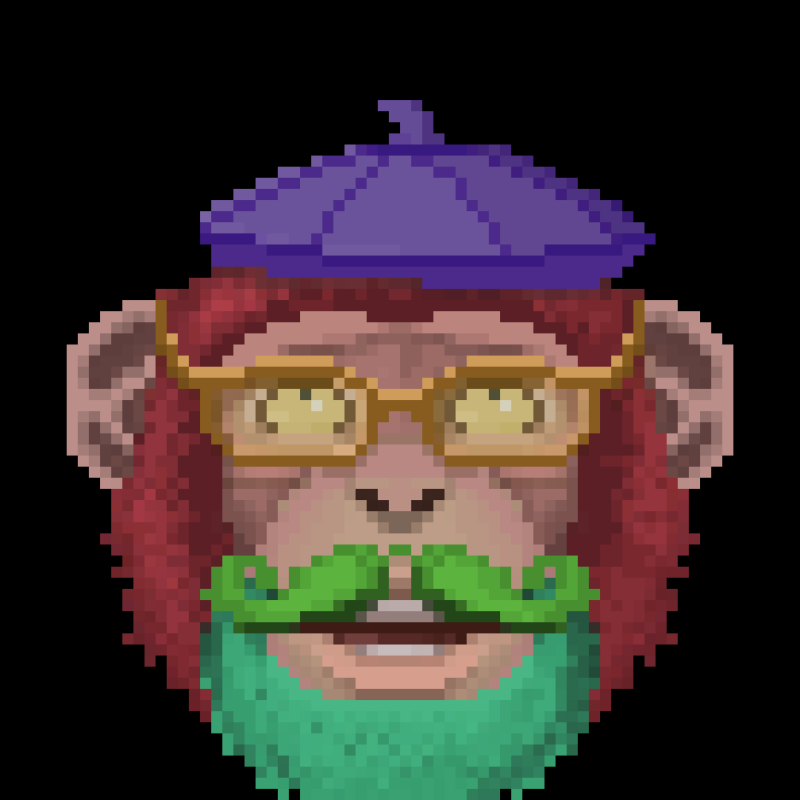 Monke head #24 static token preview