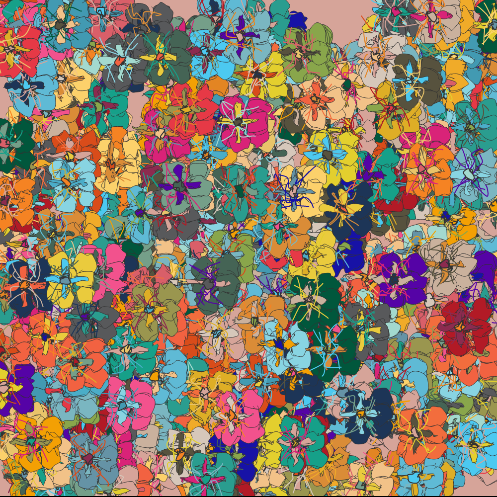Floral Cacophony #9 static token preview