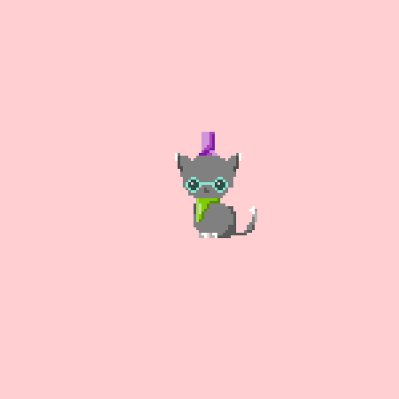Pixel Cats #4 static token preview
