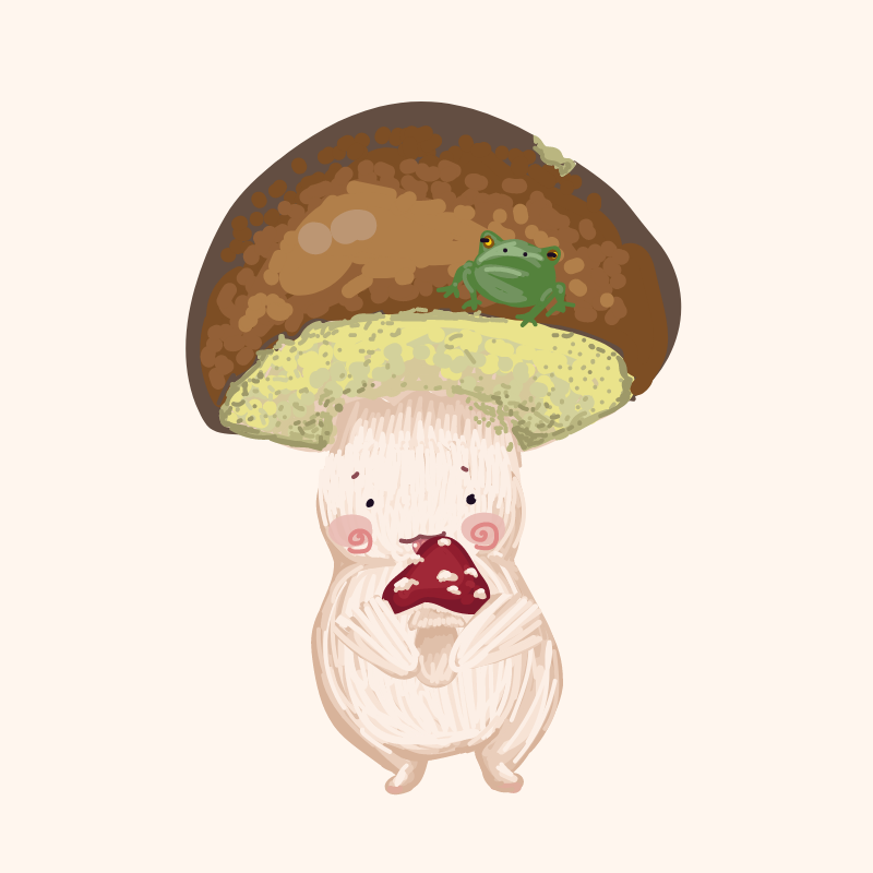 Cute Mushrooms Forest Guys #12 static token preview