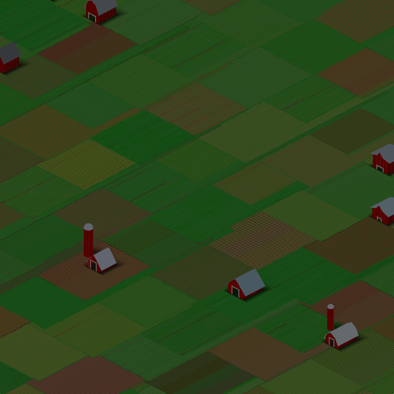 RED FARMS IN A QUIET COUNTY #7 static token preview