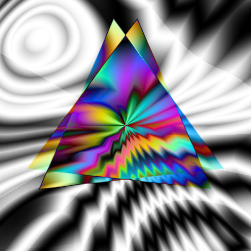 Colorful Triangles #20 static token preview