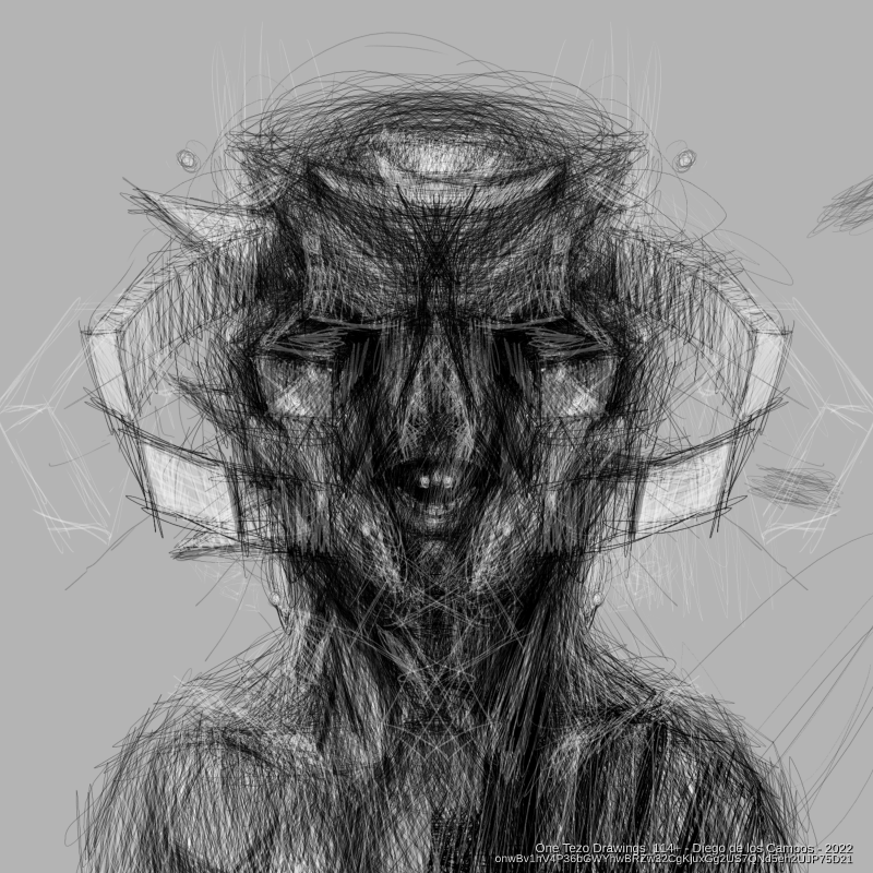 One Tezo Drawings_114+ #15 static token preview