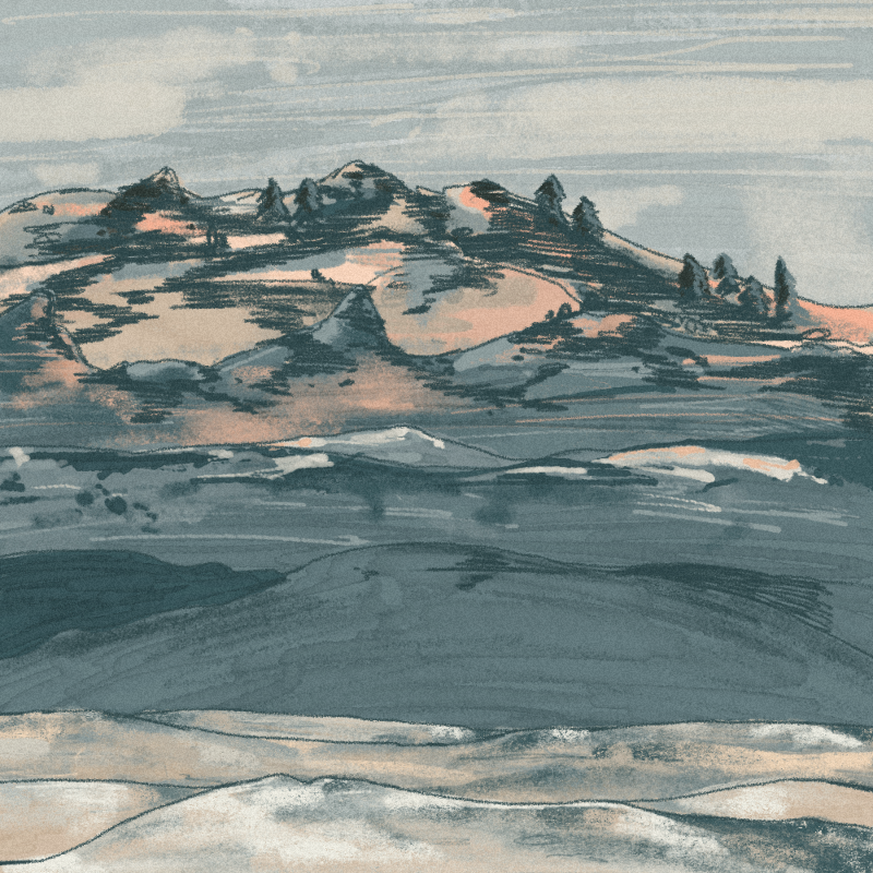 Postcard From The Mountains #2 static token preview