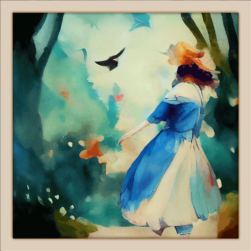 Alice and Birds #4 static token preview