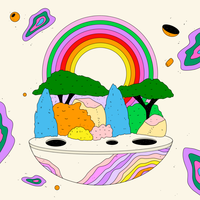 🌈🌴🪐 #18 static token preview