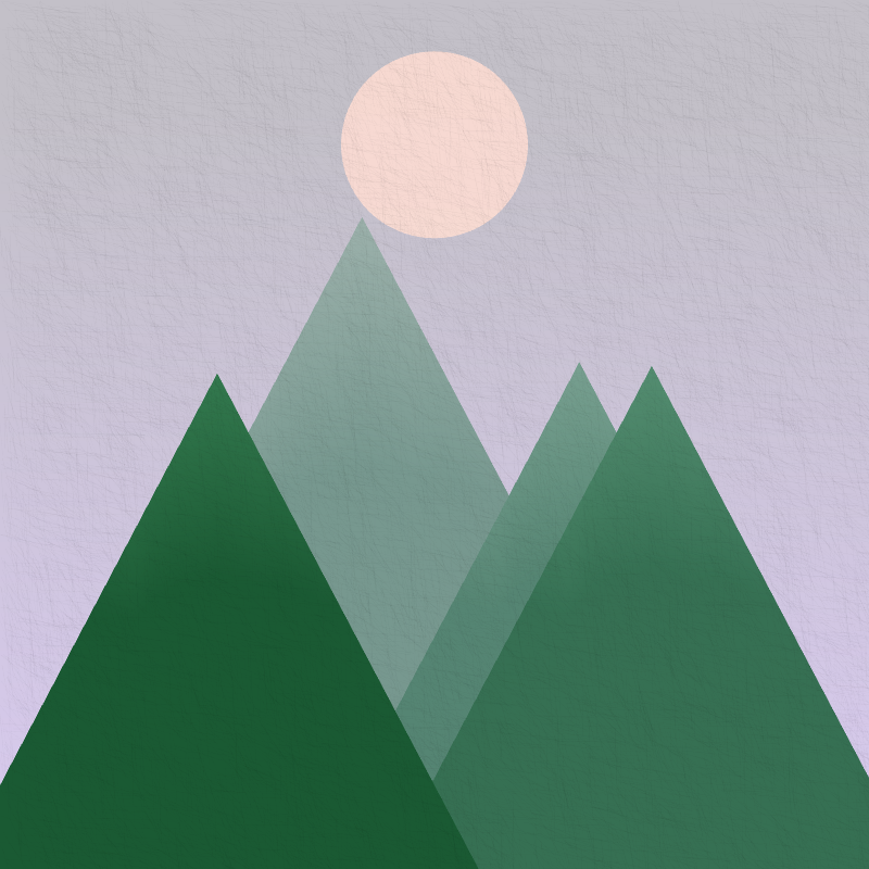 Mountain view #14 static token preview