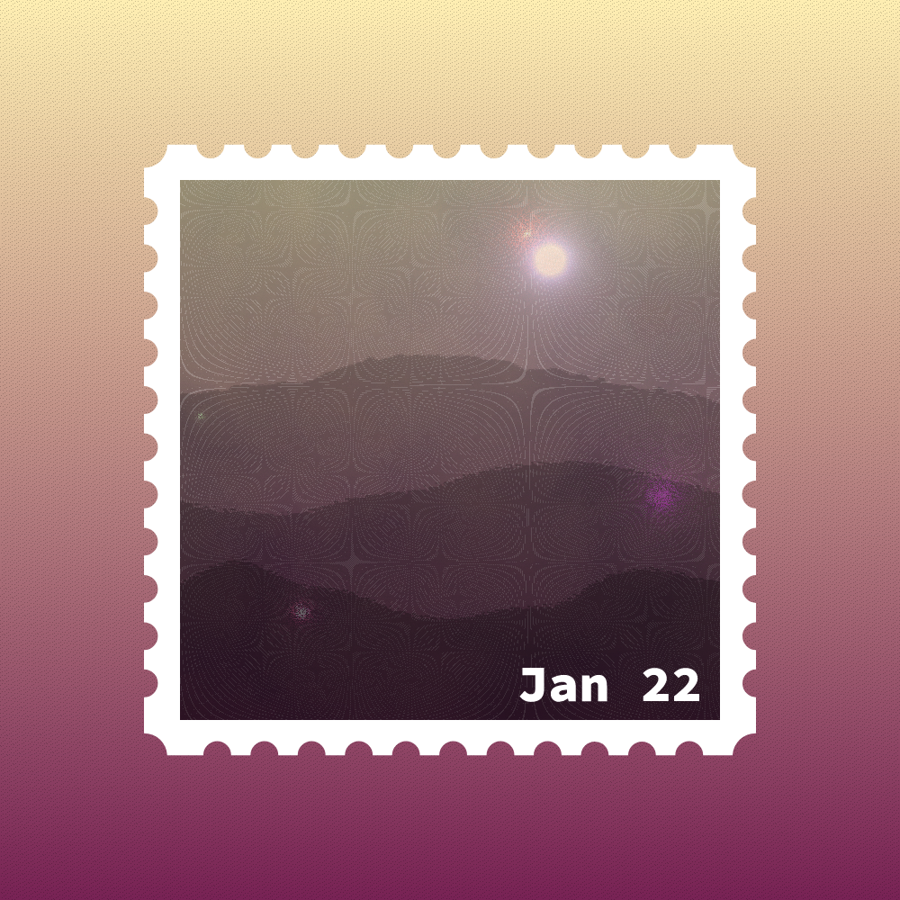 January 2022 stamp #4 static token preview