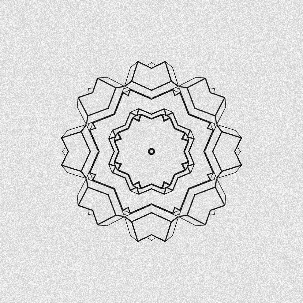 Monochrome Kaleido #68 static token preview