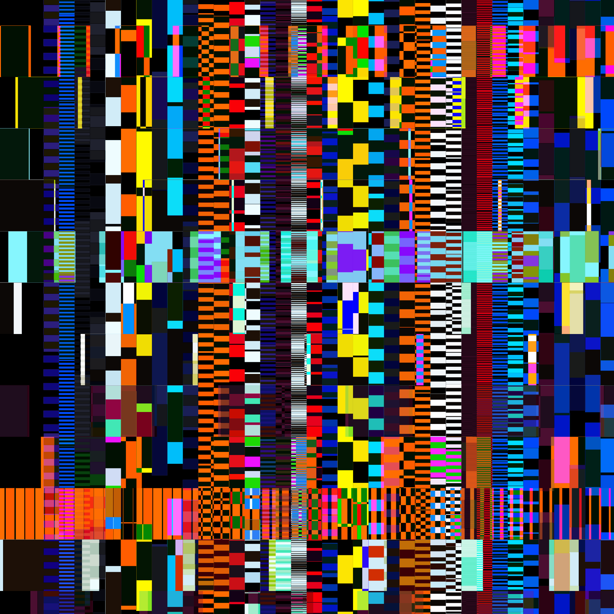 Glitchometry Stripes #18 static token preview