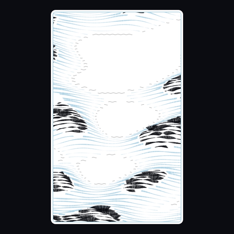 Topographic Playing Card #14 static token preview
