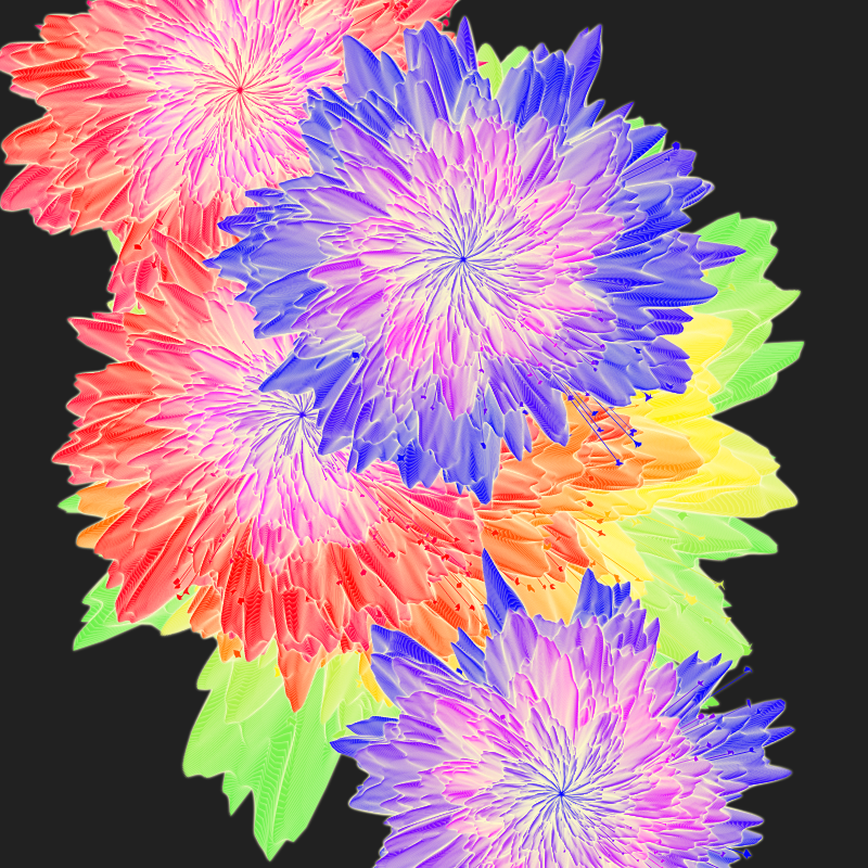 Bouquet of digital flowers #3 static token preview