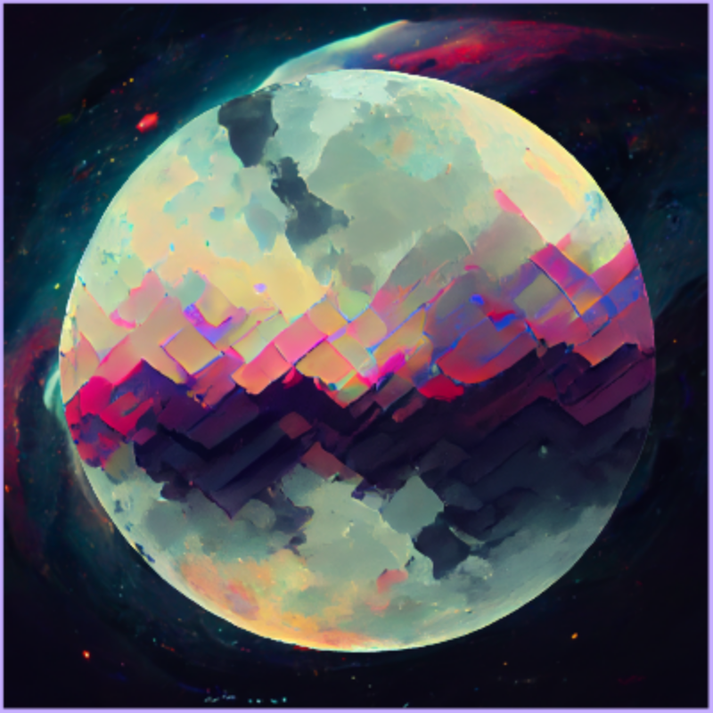 Moon Study #5 static token preview