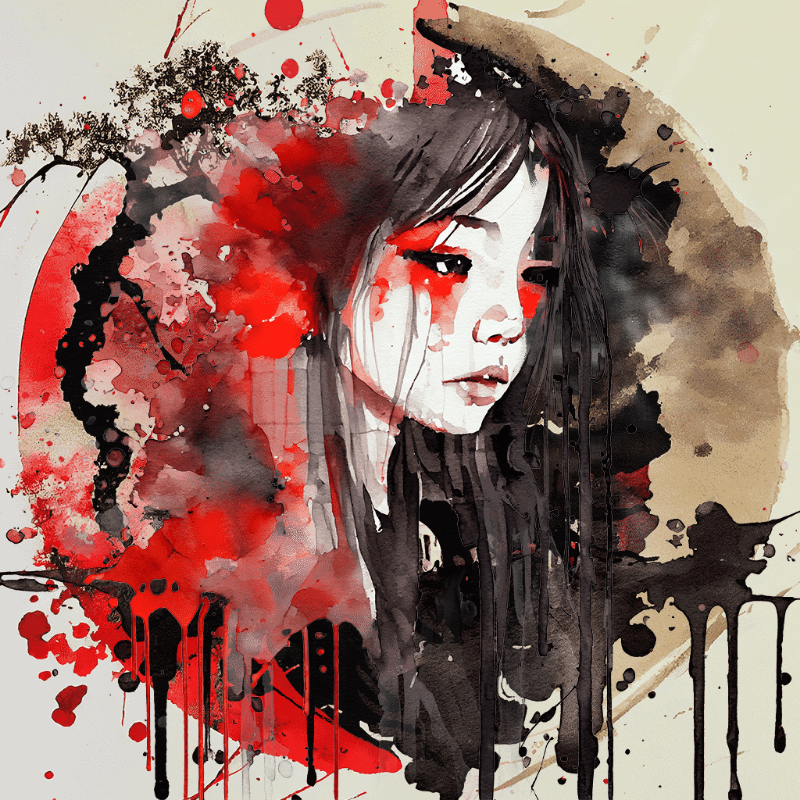 Asian Girl #8 static token preview