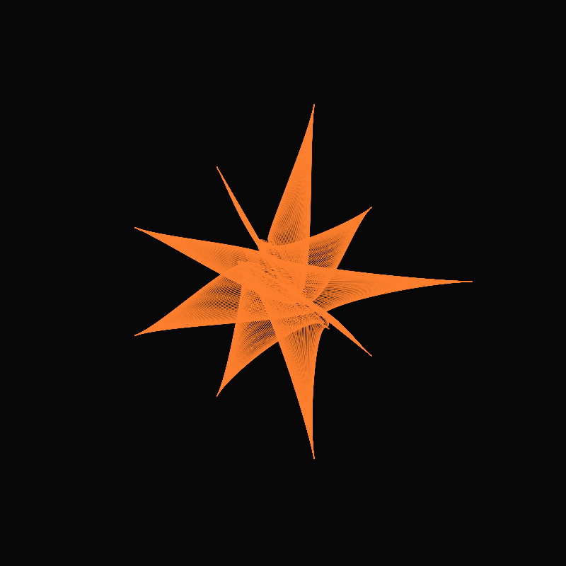 Bezier Stars #5 static token preview