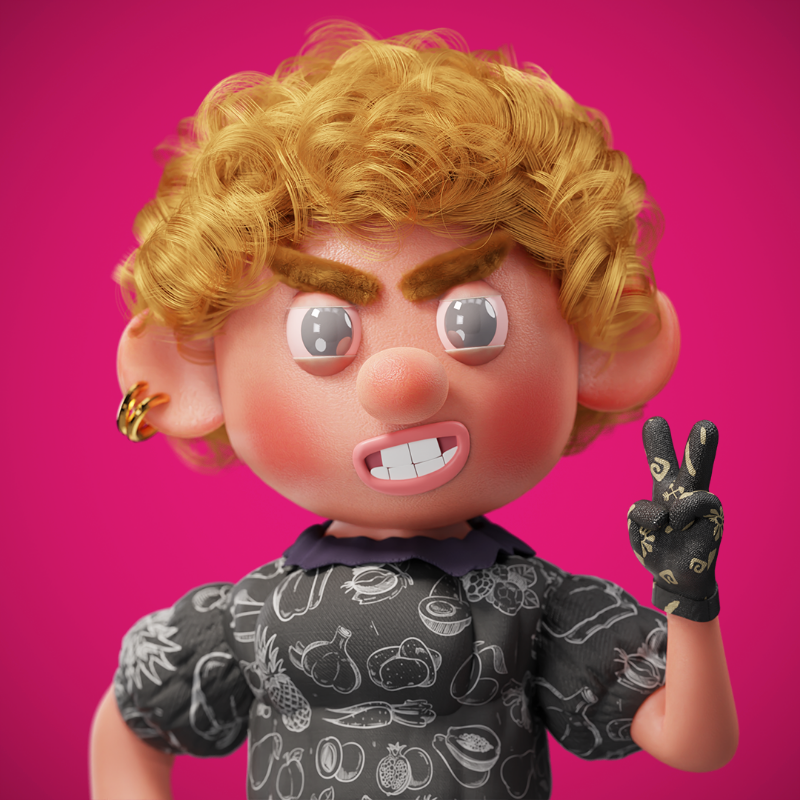 Little Angry #4 static token preview