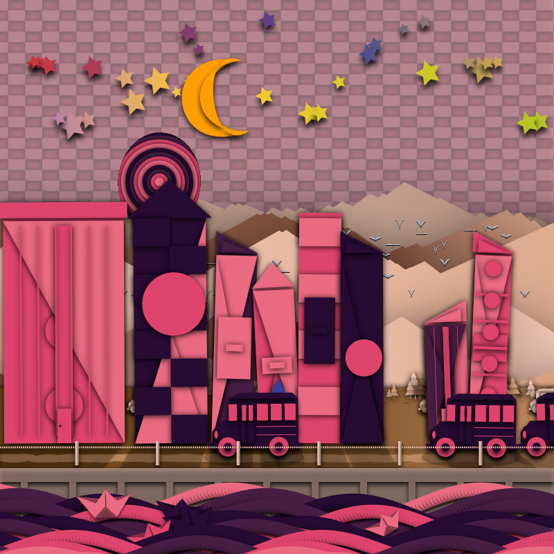 Paper Art 2.5D #23 static token preview