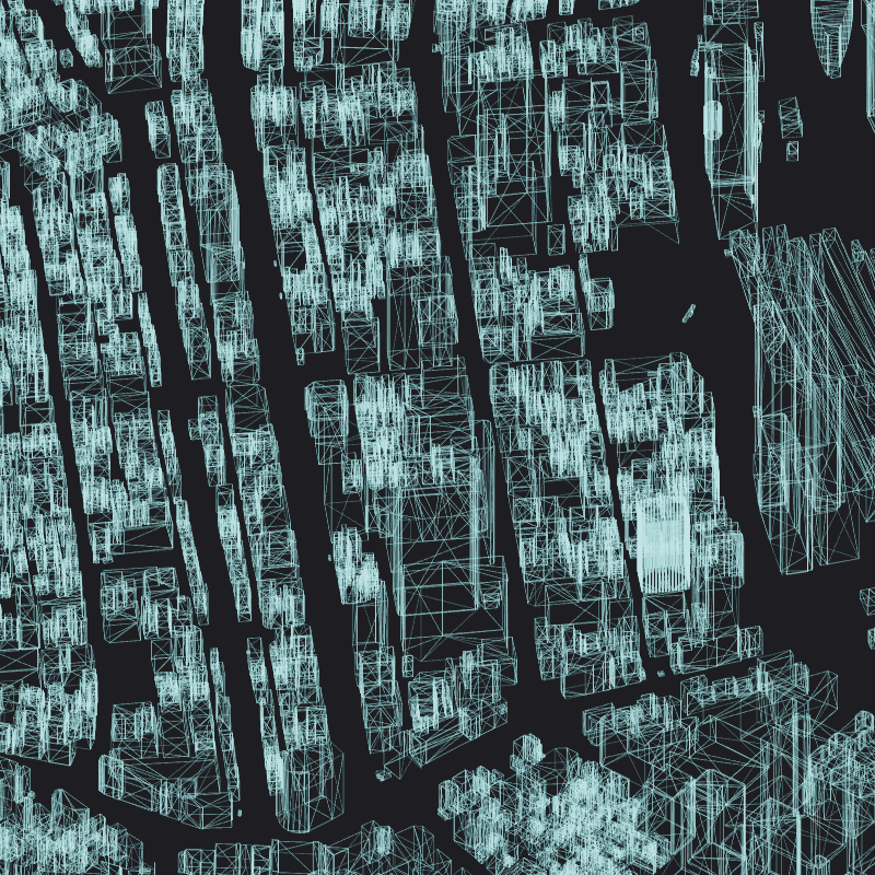 Wireframe City: Tokyo Shibuya #23 static token preview