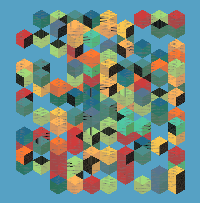 Stacked Cubes #109 static token preview