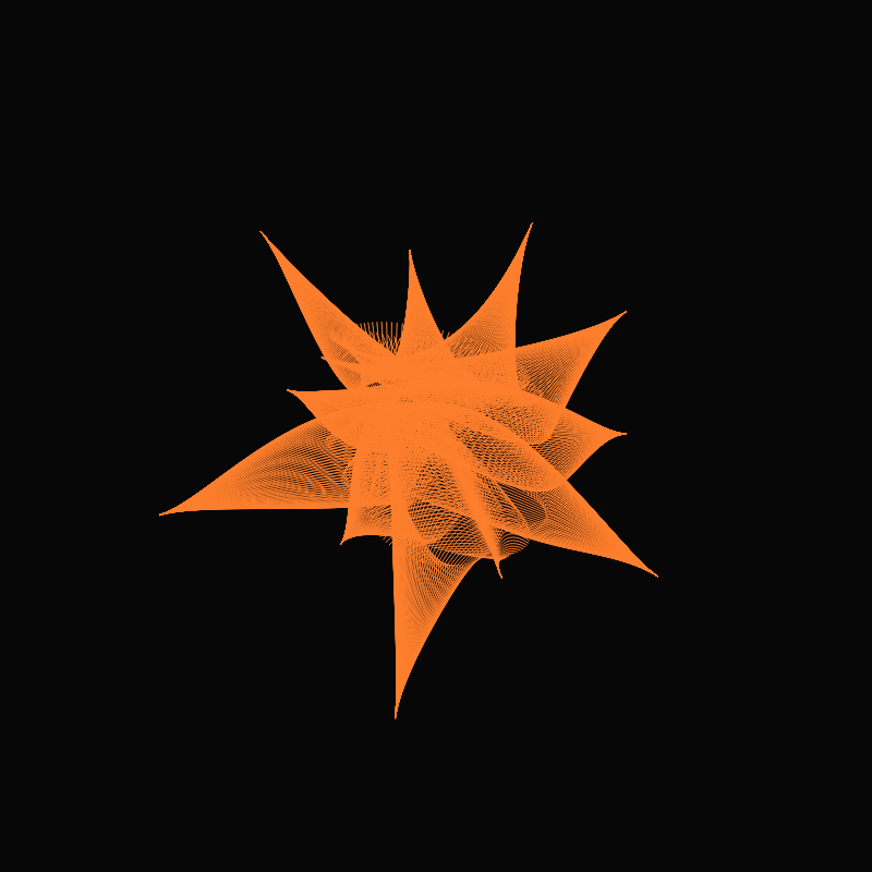 Bezier Stars #6 static token preview