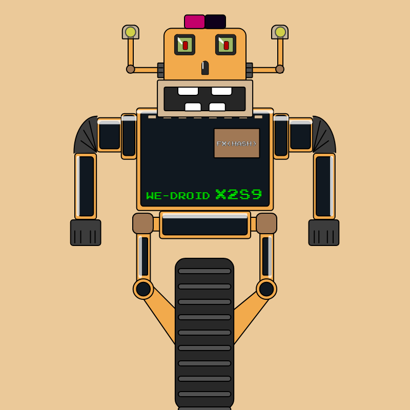 WE-DROIDs #10 static token preview