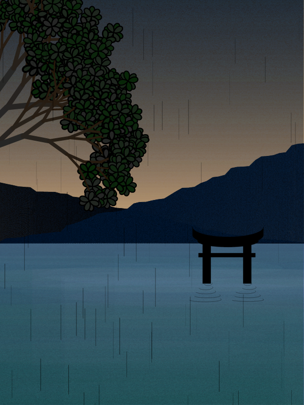 Foggy morning in a village near Tokyo #1 static token preview