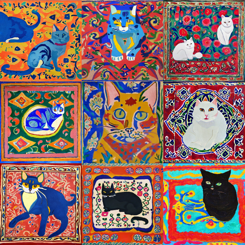 99 Patchworks of 9 Lives #2 static token preview