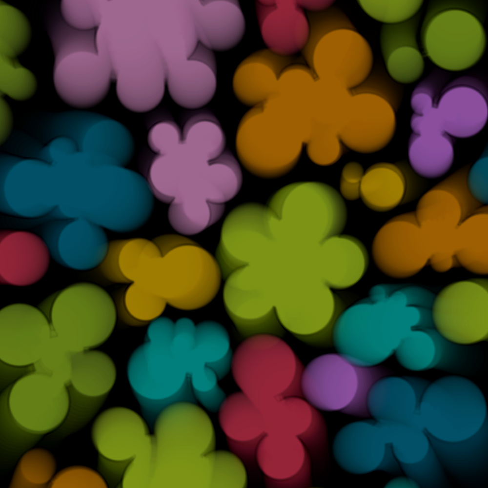 Colorful cartoon shapes(free edition) #1 static token preview