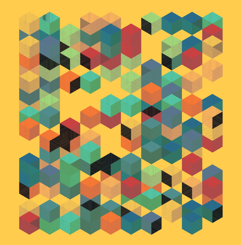 Stacked Cubes #24 static token preview