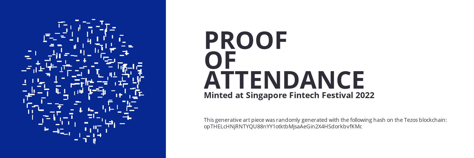 SFF2022 Proof of Attendance Token #701 static token preview
