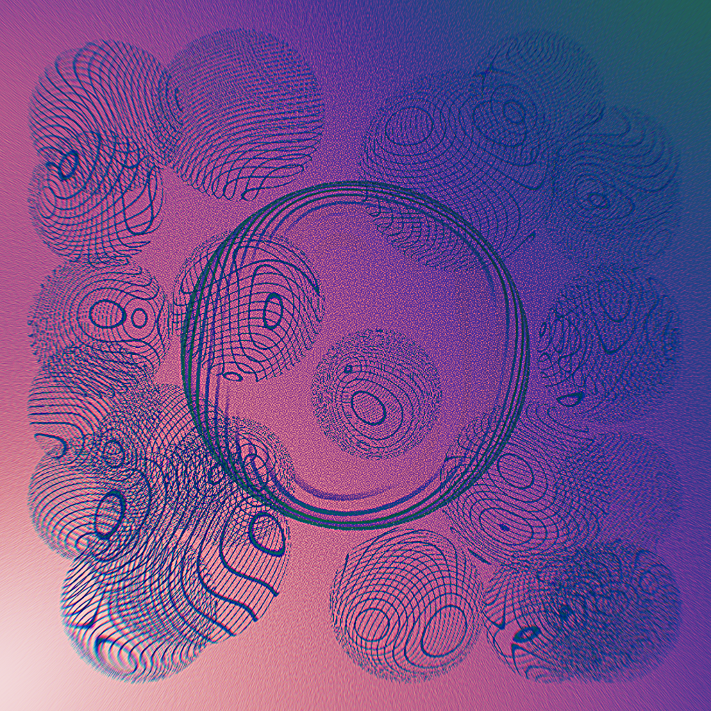 Moiré Meditation #11 static token preview