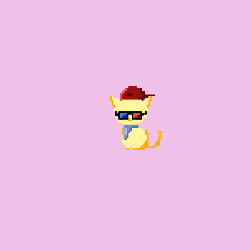 Pixel Cats #23 static token preview