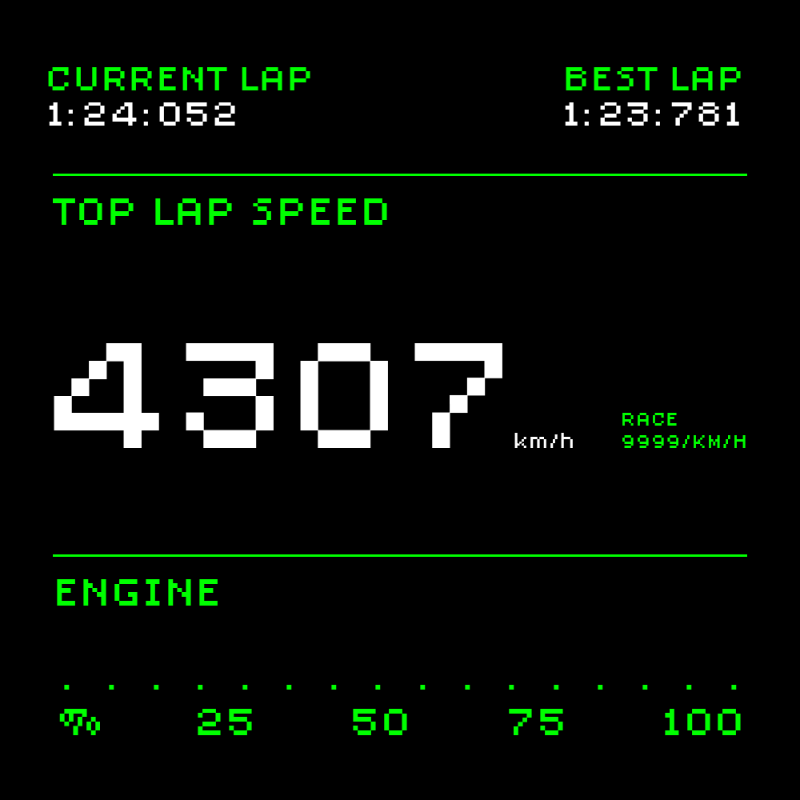 F-1RacingTez #504 static token preview
