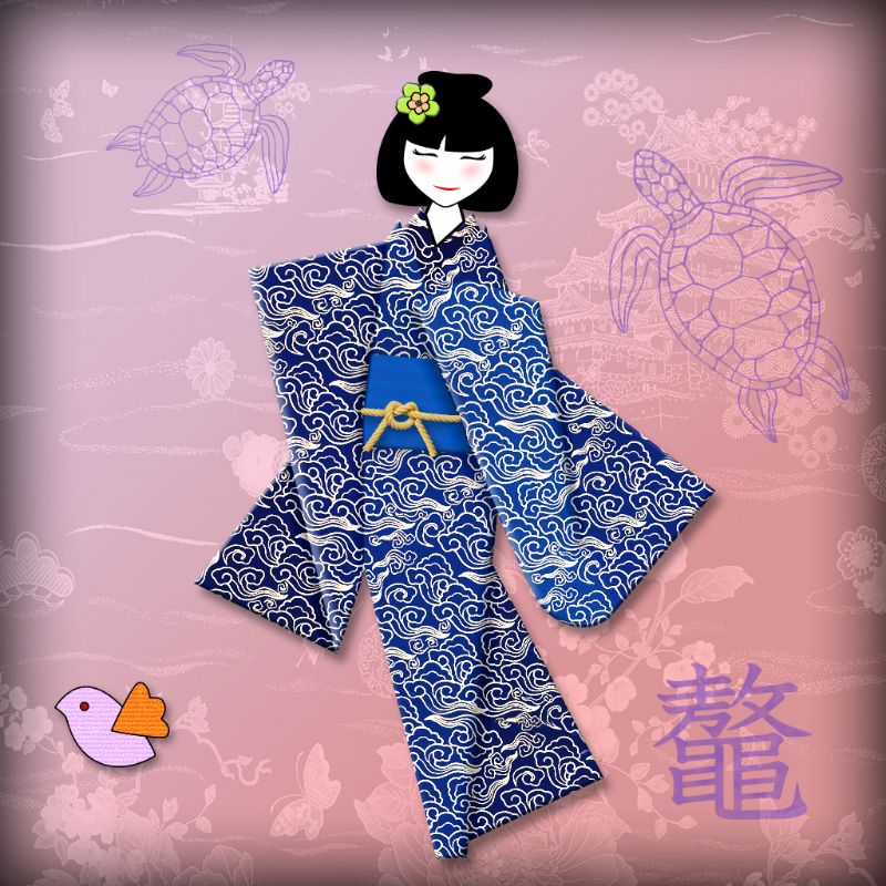Origami Girls #3 static token preview