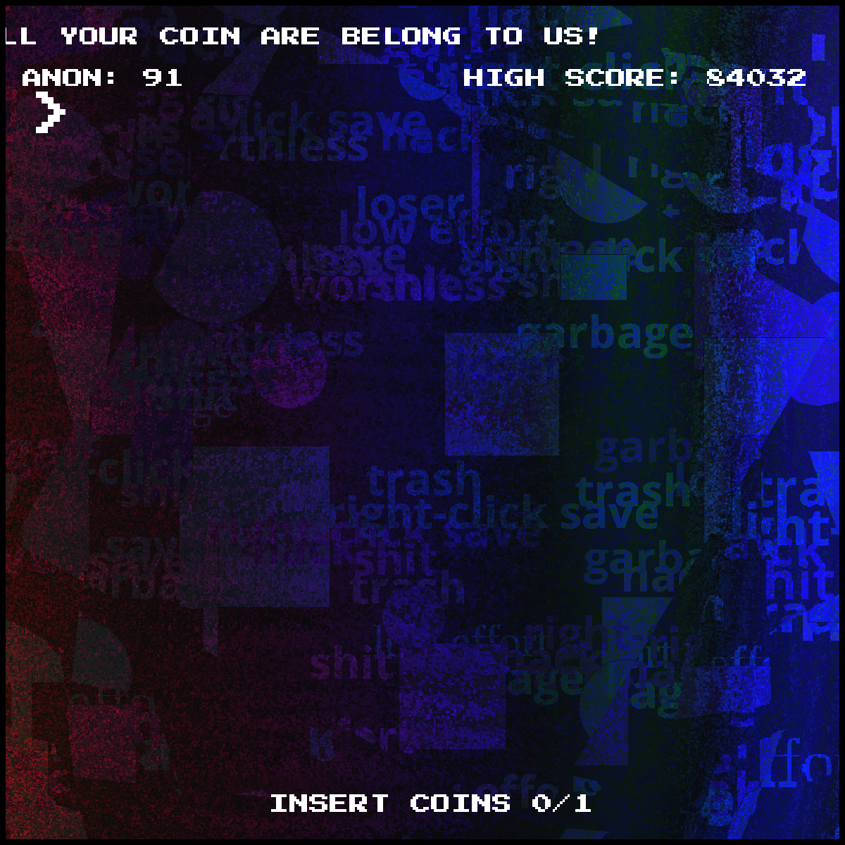 GAME OVER! #17 static token preview