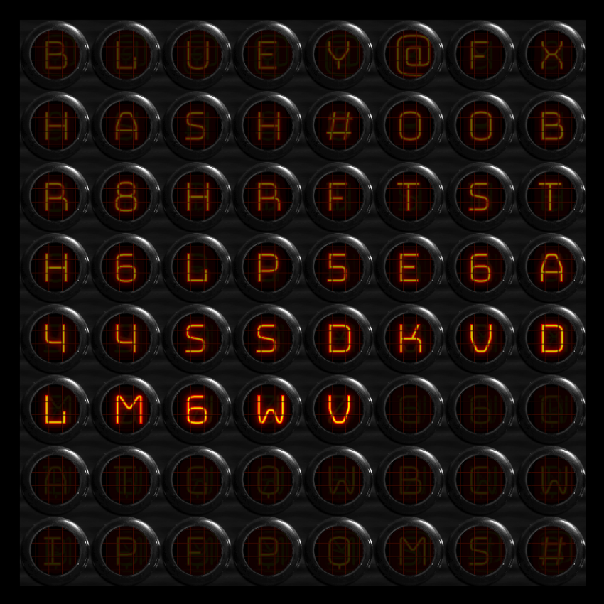 Nixie Tubes #8 static token preview