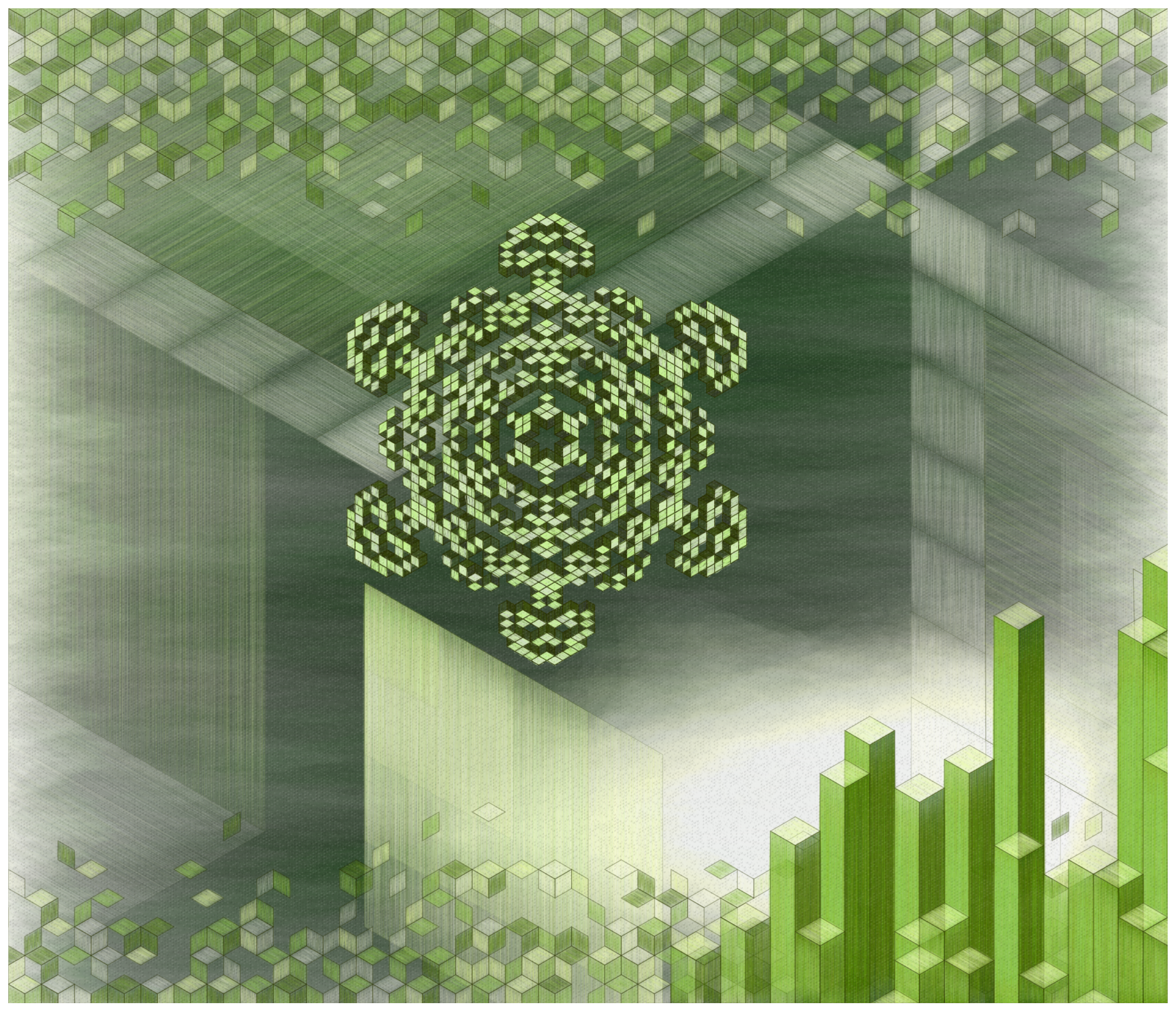 View From Our Window Depicted In Rhombuses #10 static token preview