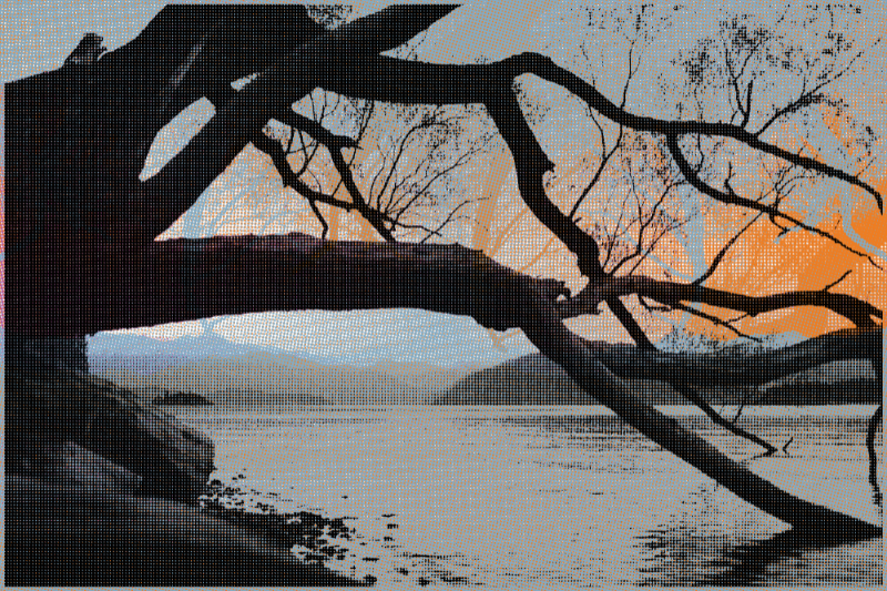 digital printmaking: CMYK+ #4 static token preview