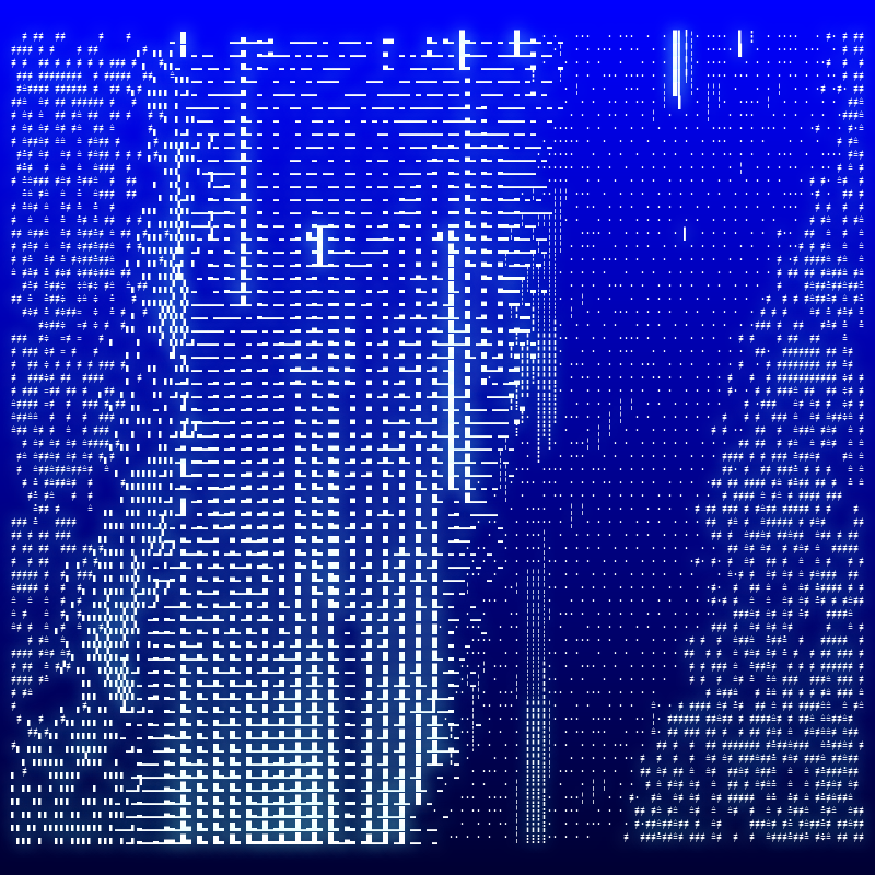 ASCII-SCAPE #11 static token preview