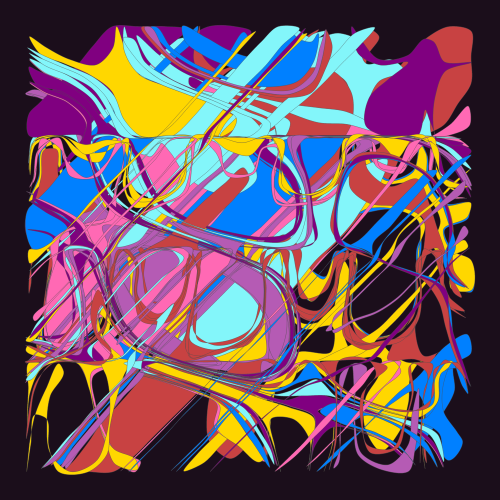 Geometric colorful shapes 3 #7 static token preview